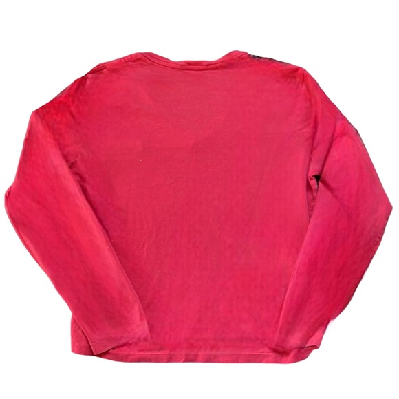 Ralph Lauren Red Long Sleeve Logo T-shirt - Picture 3 of 5